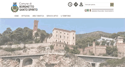Desktop Screenshot of borghettosantospirito.gov.it